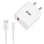 EVM CH-06 EnQuick QC 3.0 Fast Charging Adapter – White