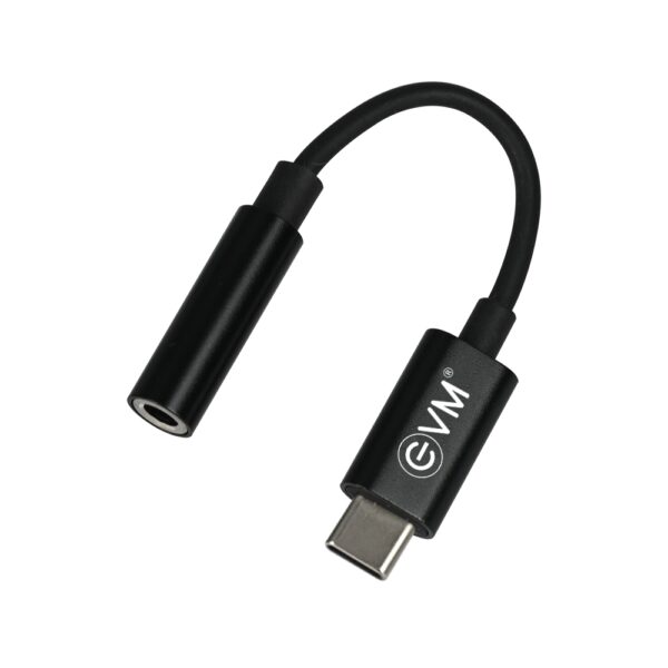 EVM USB-C Adapter Cable Durable Connector Black (CAC-01)