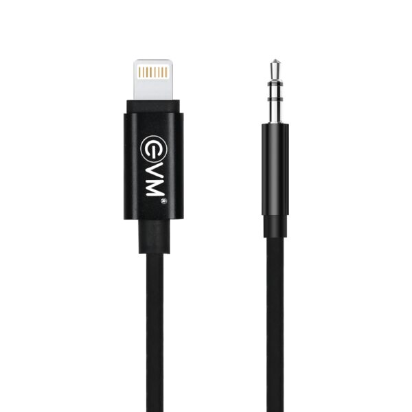 EVM Premium Lightning to AUX Conversion Cable Black – LAUX-01
