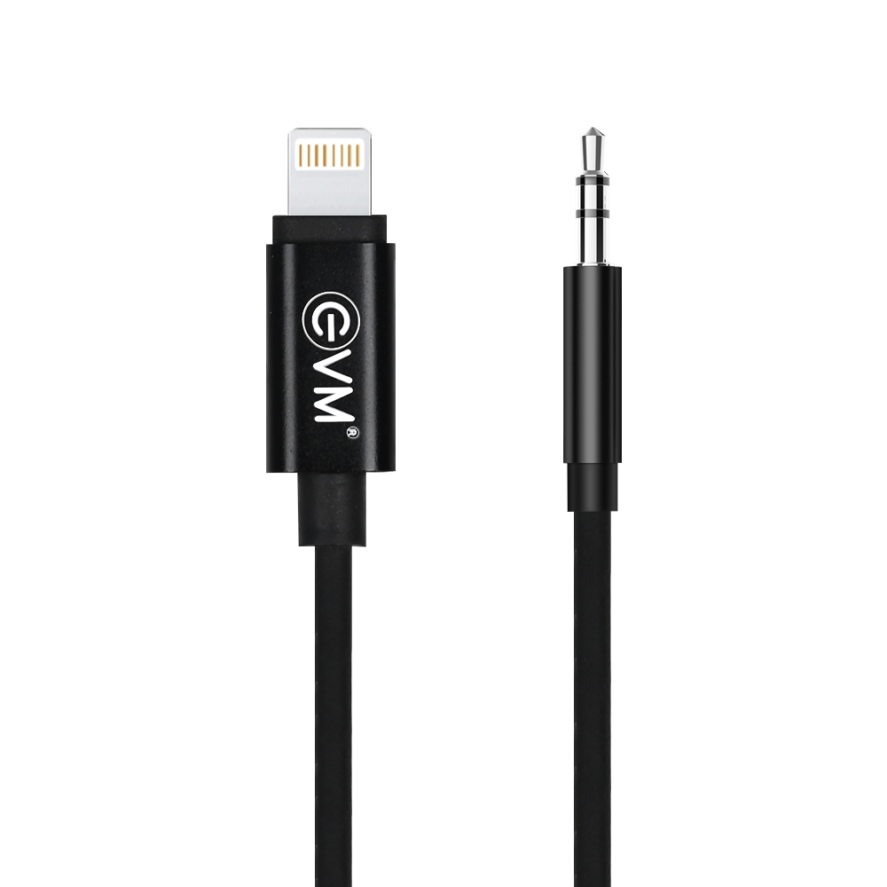 EVM Premium Lightning to AUX Conversion Cable Black – LAUX-01