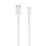 EVM C-014 Micro USB Fast Charging Cable 1M PVC White