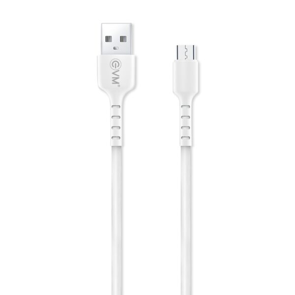 EVM 300mm Micro USB Power Bank Charging Cable – White (PBC-01)