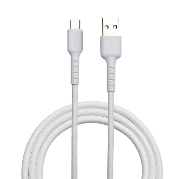 EVM C-012 USB Type-C Charging & Data Sync Cable 4A White 1M