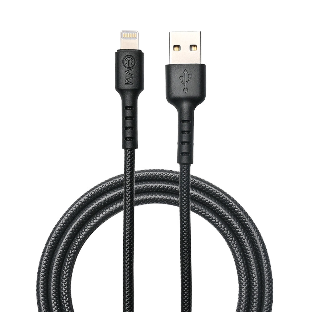 EVM Lightning 8-Pin Fast Charging & Data Sync Cable 1M Black – C-013