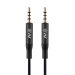 EVM 3.5mm AUX Cable with Metal Connectors Black (AUX-02)