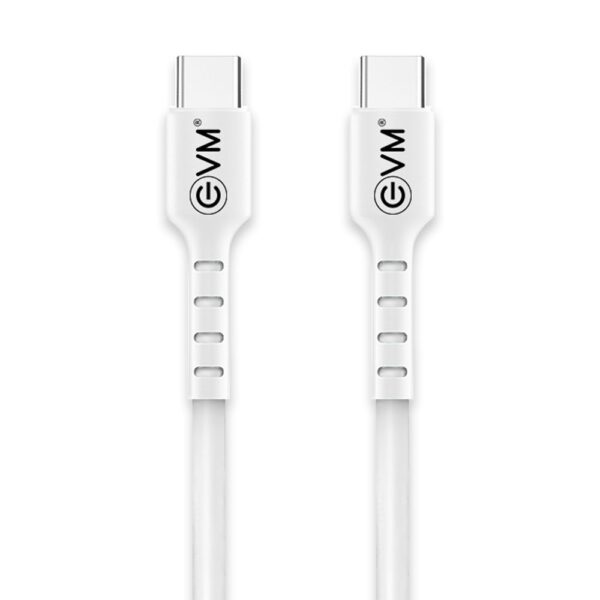 EVM Premium Type-C to Type-C Charging Cable 1M White (EVM-CC-02)