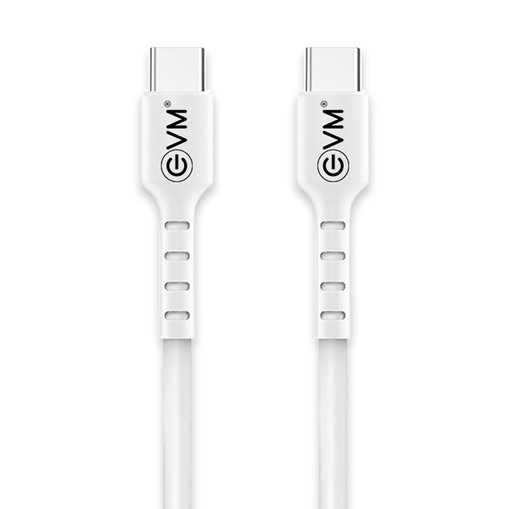 EVM Premium Type-C to Type-C Charging Cable 1M White (EVM-CC-02)