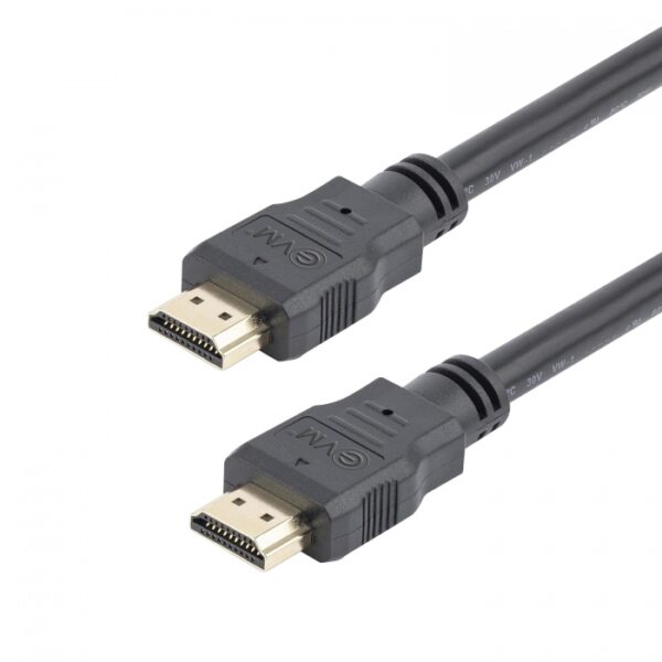 EVM High-Speed HDMI 1.4 Cable with Ethernet | 3 Meter | Gold-Plated Connectors | EVM-HDMi 3M