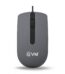 EVM M009 Optical USB Wired Mouse | 1000 DPI | Plug & Play | Black & Grey