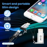 EVM Micro USB to Lightning Charge & Sync Converter Metal Housing Silver (LA-01) - Image 5