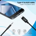 EVM Type-C to 3.5mm AUX Audio Cable for Android Black – CAUX-01 - Image 5