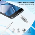 EVM Type-C to 3.5mm AUX Audio Cable for Android Silver – CAUX-01 - Image 6