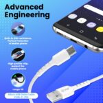 EVM C-014 Micro USB Fast Charging Cable 1M PVC White - Image 5