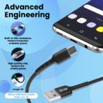 EVM Micro USB Charge & Sync Cable 2M PVC (Black) – C2-21 - Image 6
