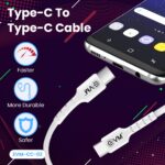 EVM Premium Type-C to Type-C Charging Cable 1M White (EVM-CC-02) - Image 7