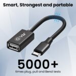 EVM USB OTG Cable USB 2.0 to Micro USB Black – OTG-03 - Image 6