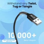 EVM Micro USB Charge & Sync Cable 2M PVC (Black) – C2-21 - Image 5