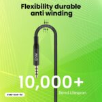EVM 3.5mm AUX Cable with Metal Connectors Black (AUX-02) - Image 5