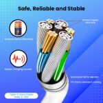 EVM Type-C Charge & Sync PVC Cable – White 1M (C-015) - Image 5