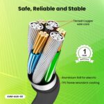 EVM 3.5mm AUX Cable with Metal Connectors Black (AUX-02) - Image 4