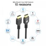 EVM Ultra High-Speed HDMI 2.1 8K Cable | 3 Meter | 48Gbps | EVM-8KHDMI-01 - Image 2