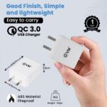 EVM CH-06 EnQuick QC 3.0 Fast Charging Adapter – White - Image 6