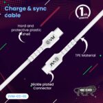 EVM Premium Type-C to Type-C Charging Cable 1M White (EVM-CC-02) - Image 4