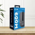 EVM M009 Optical USB Wired Mouse | 1000 DPI | Plug & Play | Black & Grey