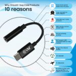 EVM USB-C Adapter Cable Durable Connector Black (CAC-01) - Image 2