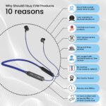EVM EnSport NB-027 Bluetooth Wireless Neckband (Royal Blue) - Image 4