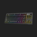 Karnage Visage Semi-Mechanical RGB Gaming Keyboard – Wireless Black