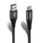 EVM USB-C Charge & Sync Cable for Fast Charging 1.2M Black – SFC-03