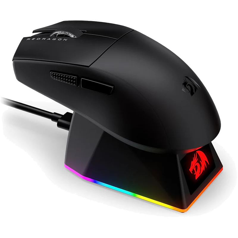 Redragon King Ultra M999 Tri-Mode Gaming Mouse with Magnetic Charging Dock