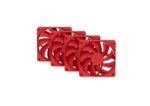 HYTE FA12 Luxury High-Airflow 120mm PWM Cabinet Fans (4-Pack) – Wild Cherry | Fluid Dynamic Bearing | FAN-HYTE-FA12-RR-4
