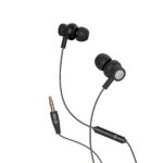 EVM 3.5mm Wired Earphones with Built-in Mic Black (EVM-HF-03)