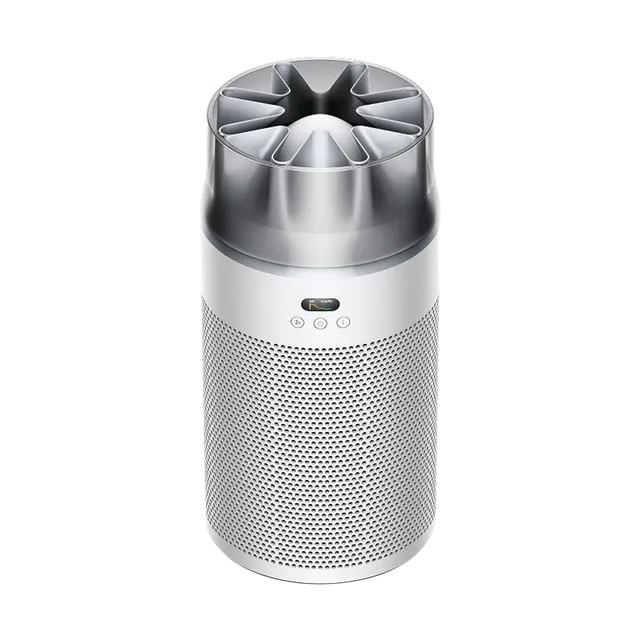 Dyson HushJet™ Compact Smart Air Purifier – White/Silver