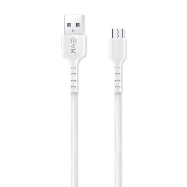 EVM Micro USB Charge & Sync Cable 2M PVC (White) – C2-21