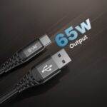 EVM USB-C Charge & Sync Cable for Fast Charging 1.2M Black – SFC-03 - Image 3