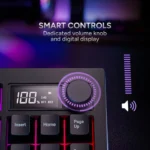 Karnage Visage Semi-Mechanical RGB Gaming Keyboard – Wireless Black - Image 4