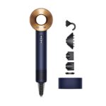 Dyson Supersonic™ Hair Dryer – Elegant Prussian Blue/Rich Copper Design with Smart Heat Protection