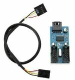 GENERIC 9-Pin USB 2.0 Internal Header Splitter Cable | 1 Female to 2 Male Motherboard Adapter