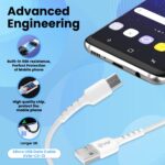 EVM Micro USB Charge & Sync Cable 2M PVC (White) – C2-21 - Image 6