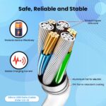 EVM Micro USB Charge & Sync Cable 2M PVC (White) – C2-21 - Image 4