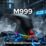 Redragon King Ultra M999 Tri-Mode Gaming Mouse with Magnetic Charging Dock - Image 2