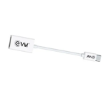 EVM Type-C OTG Adapter Cable for Mobile Devices Silver (OTG-04) - Image 3