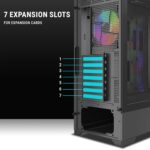 Ant Esports EVO 360 Lite ATX Gaming PC Cabinet – Black - Image 3