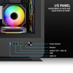 Ant Esports EVO 360 Lite ATX Gaming PC Cabinet – Black - Image 2