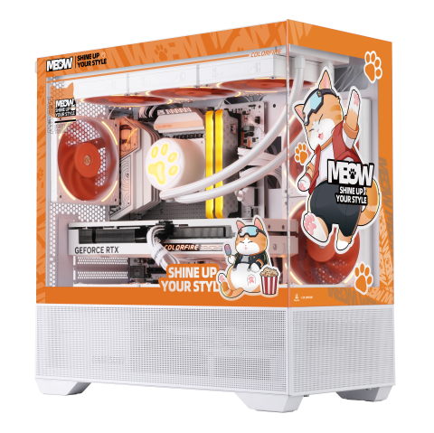 Colorful COLORFIRE MEOW-G Gaming Desktop PC – Complete Prebuilt Gaming Setup