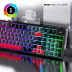 Cybeart Akula 99 Signature Edition 98% Tri-Mode Wireless RGB Mechanical Gaming Keyboard | Hot-Swappable | Black/Red/Gray - Image 3