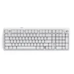 Cybeart Akula 99 98% Tri-Mode Wireless RGB Mechanical Gaming Keyboard | MKI Pre-Lubed Switches | White